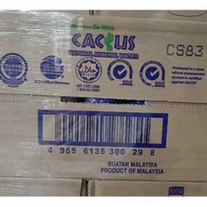 Cactus Brand – Natural Mineral Water 250ml x 24 [Mini Pocket Bottle)🌟PROMO! - Image 4